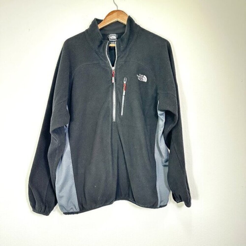 The North Face Men's Black Fleece 1/2 Zip‎ Pullover Sweater Outdoor Size XXL